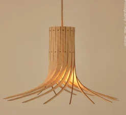 Suspension, Montedör, bois, bouleau, Ø49cm, H30cm - Piatoni