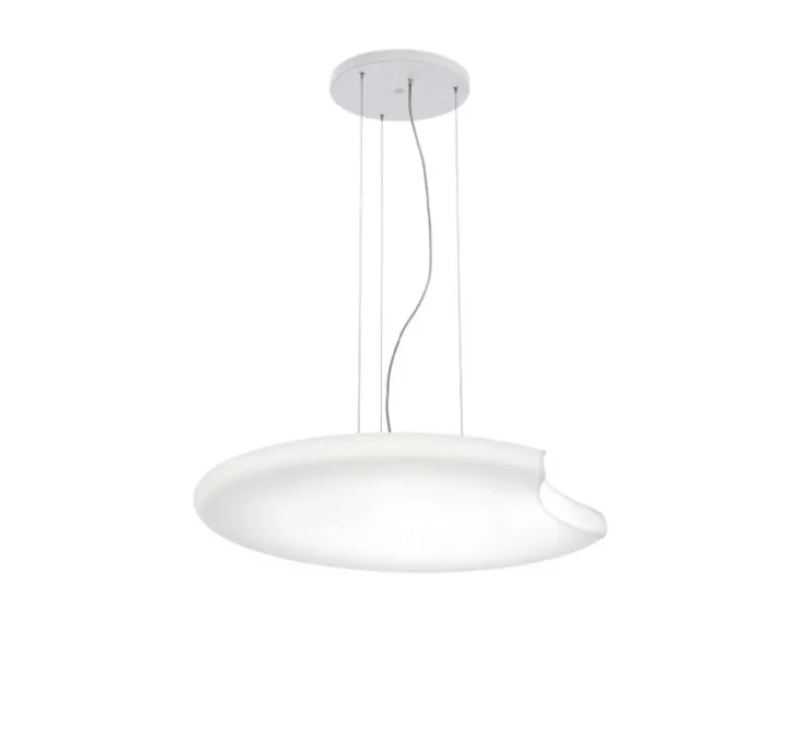 Suspension, Moon, blanc, IP23, LED, 3000K, 3250 lm, Ø70cm, H12cm - Alma light