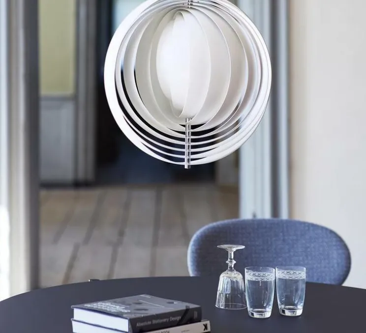 Suspension, Moon small, blanc, Ø34cm, H34cm - Verpan