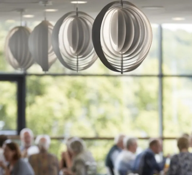 Suspension, Moon small, blanc, Ø34cm, H34cm - Verpan