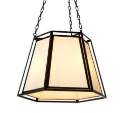 Suspension, Moreno, noir, blanc cassé, L60cm, H120,5cm - Eichholtz