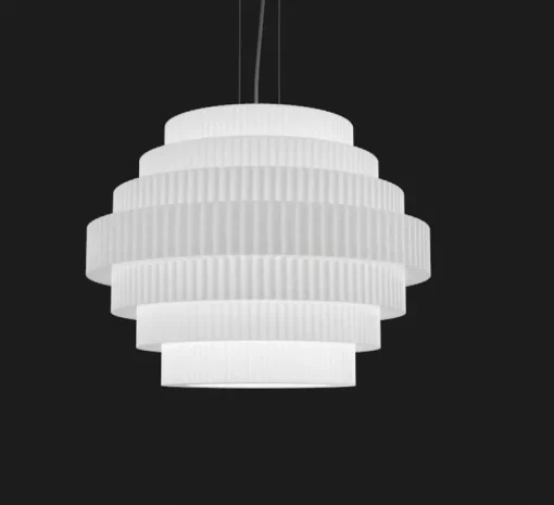 Suspension, Mos 01, blanc, Ø60cm, H46cm - Bover