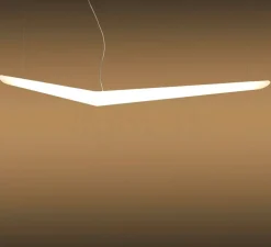 Suspension, Mouette Asymmetric, blanc, IP40, LED, 3000K, 8186lm, L195cm, H15cm - Artemide