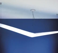 Suspension, Mouette Asymmetric, blanc, IP40, LED, 3000K, 8186lm, L195cm, H15cm - Artemide