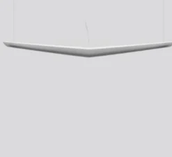 Suspension, Mouette Symmetric 2500, blanc opalin, LED, 3000K, 12215 lm, L255cm, H10cm - Artemide