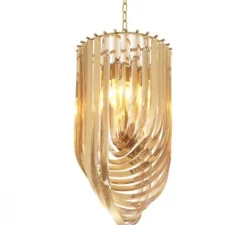 Suspension, Murano, laiton antique, Ø35cm, H65cm - Eichholtz