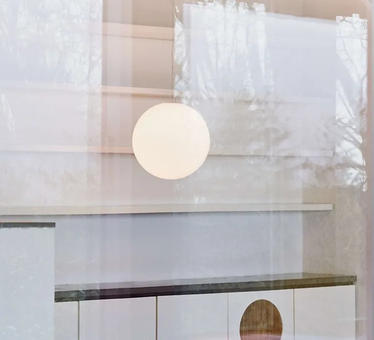 Suspension, My Sphere, blanc, Ø45cm, H45cm - Flos