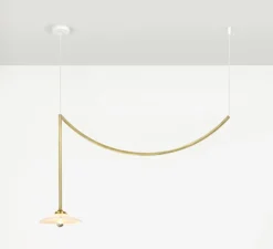 Suspension, N°5 messing, laiton, L100,3cm, H56cm - Valerie_Objects