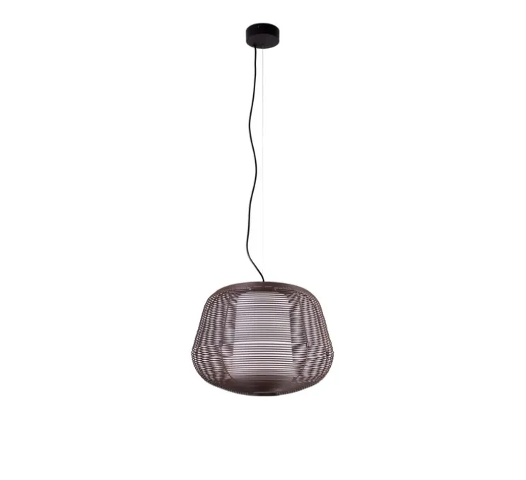 Suspension, Nara, rouille, IP65, Ø46cm, H35cm - Faro