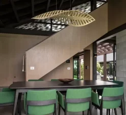 Suspension, Navicula Small, naturel, LED, dim, 2700K, L144cm, H20cm - David Trubridge