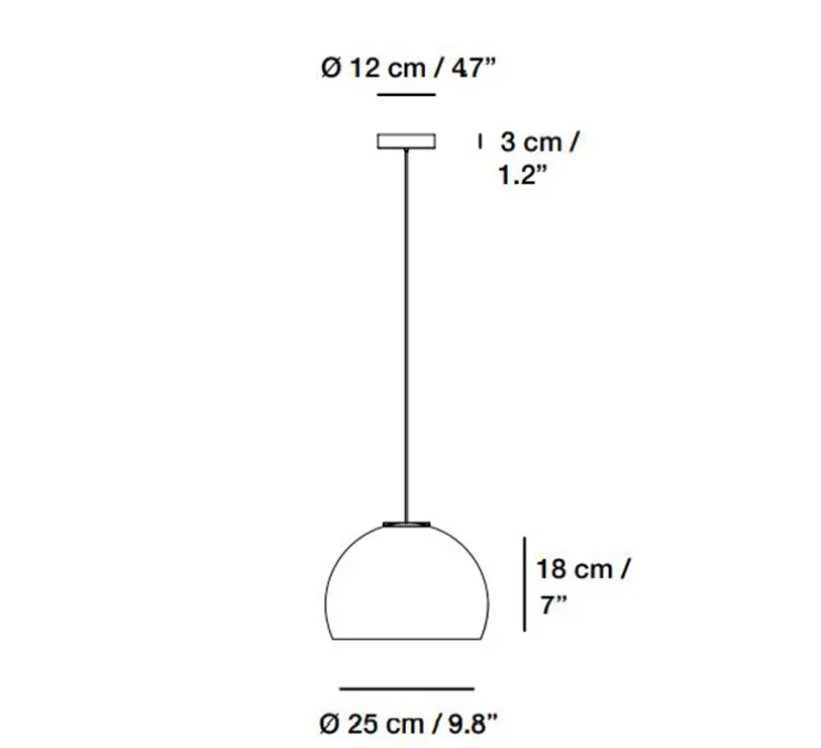 Suspension, Neil 25, albâtre, câble or et rosace or satiné, LED, 2700K, 910lm, Ø25cm, H18cm - Carpyen
