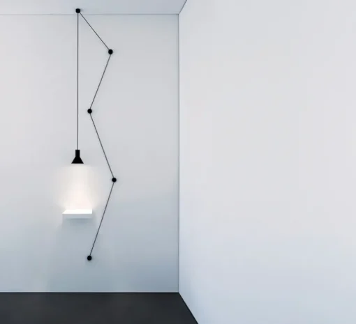 Suspension, Neuro, noir mat, Ø13,5cm, H15cm - Davide Groppi