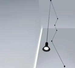 Suspension, Neuro, noir mat, Ø13,5cm, H15cm - Davide Groppi