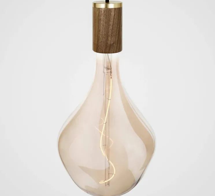 Suspension, Nine pendant + Voronoi II, noyer, 2200K, 150lm, dim, Ø5cm, H500cm maximum- Tala