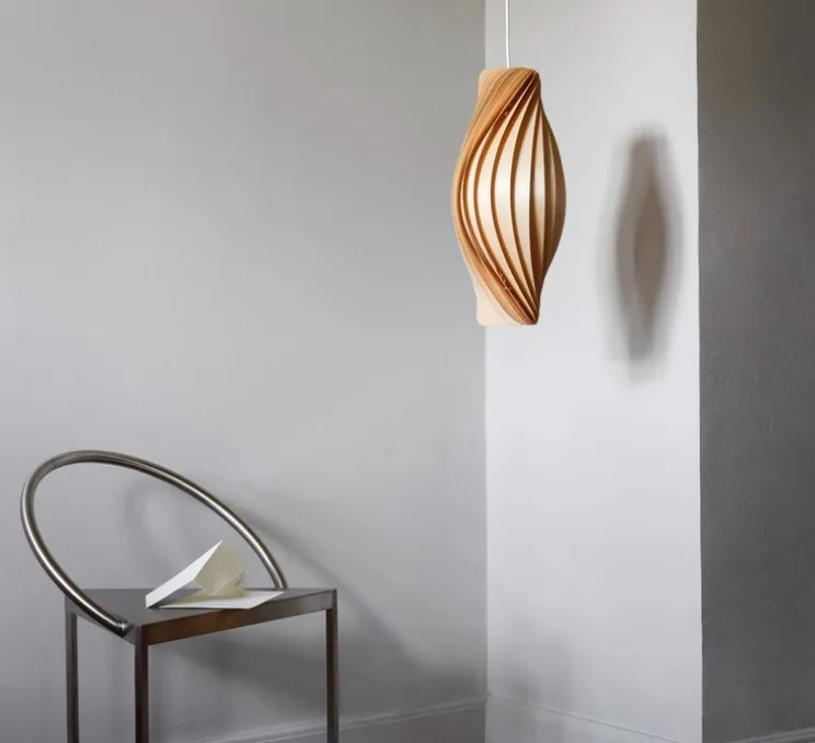 Suspension, No.111, bouleau naturel, Ø18cm, H43cm - Tom Rossau