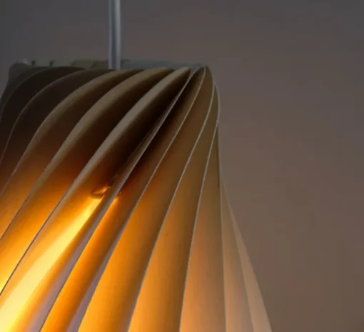 Suspension, No.111, bouleau naturel, Ø18cm, H43cm - Tom Rossau