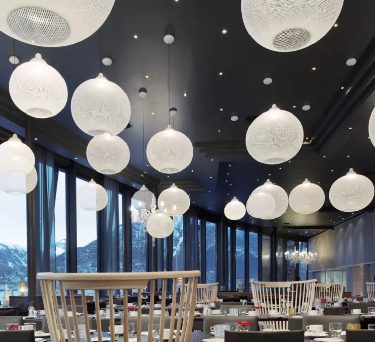 Suspension, Non Random, Medium, blanc, Ø71cm, H70cm - Moooi