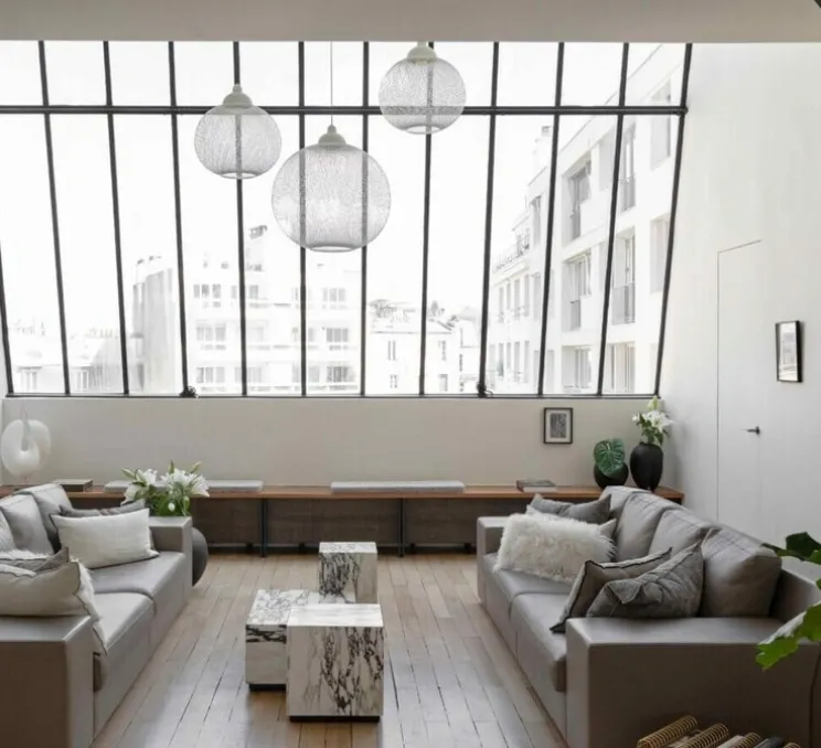 Suspension, Non Random, Medium, blanc, Ø71cm, H70cm - Moooi