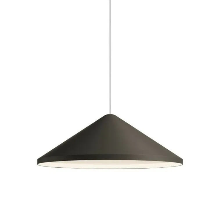 Suspension, North 5664, noir, LED, dim, 2700K, 1041 lm, Ø60cm, H21cm - Vibia