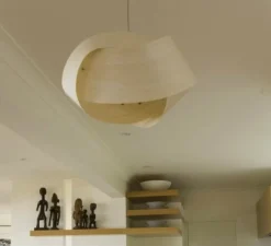 Suspension, Nut S, blanc ivoire, Ø42cm, H21cm - LZF