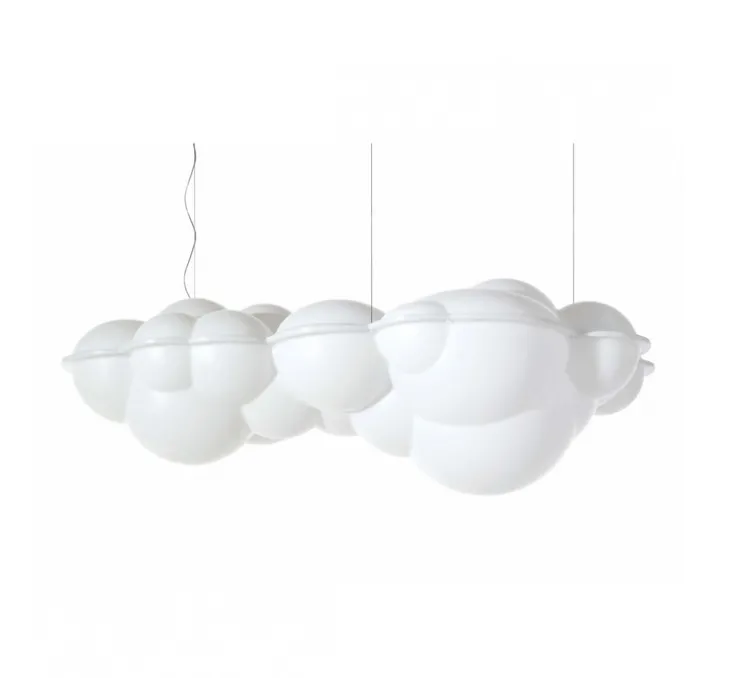 Suspension, Nuvola minor, blanc, LED, 2700k, 8000lm, L100cm, H37cm - Nemo lighting