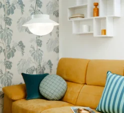 Suspension, Nuvole Rapide, beige, LED, dim, 3000K, 2350 lm, Ø36cm, H22cm - OliveLab