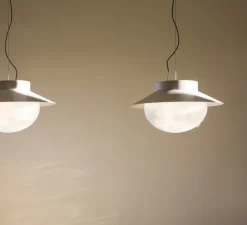 Suspension, Nuvole Rapide, bleu nuit, LED, dim, 3000K, 2350 lm, Ø36cm, H22cm - OliveLab
