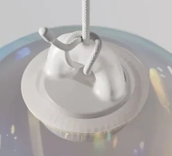 Suspension, Oblo Smallsans rosace, arc-en-ciel, LED, dim, 2700K, 1280 lm, Ø21cm, H24,3cm - Lodes