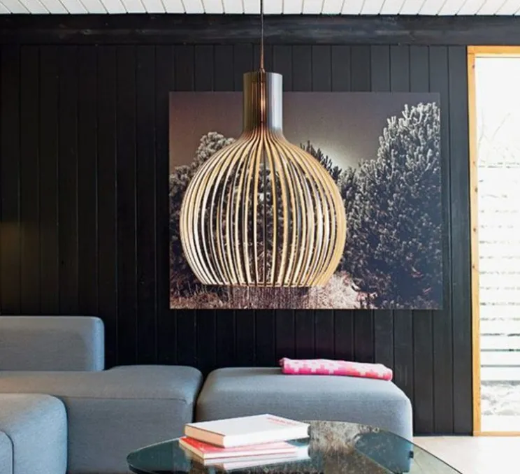 Suspension, Octo, 4240, noir, Ø54cm, H68cm - Secto Design