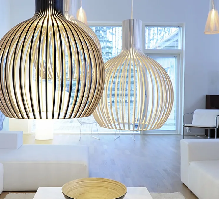 Suspension, Octo, blanc, Ø54cm, H68cm - Secto Design