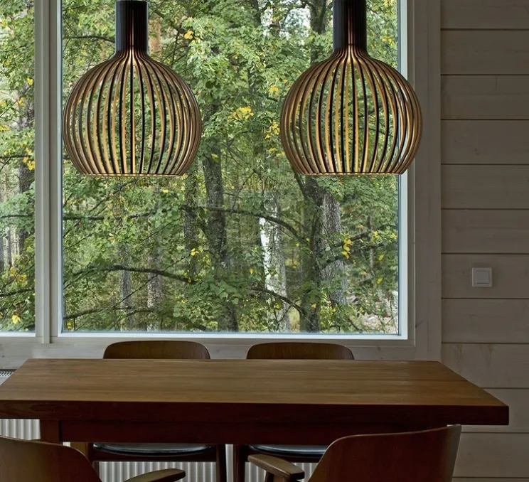 Suspension, Octo small, noir, Ø45cm, H55cm - Secto Design