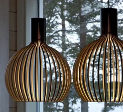 Suspension, Octo small, noir, Ø45cm, H55cm - Secto Design