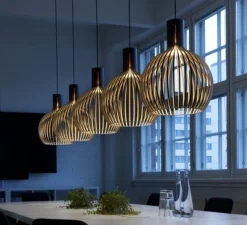 Suspension, Octo small, noir, Ø45cm, H55cm - Secto Design