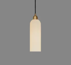 Suspension, Odyssey Single LG, Laiton laqué bruni, Ø10cm, H35,1cm - Schwung