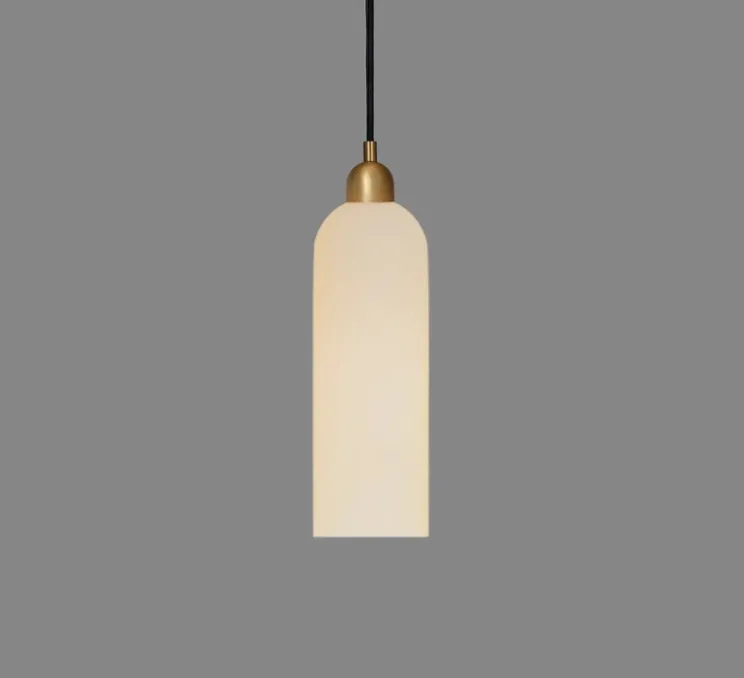 Suspension, Odyssey Single LG, Laiton laqué bruni, Ø10cm, H35,1cm - Schwung