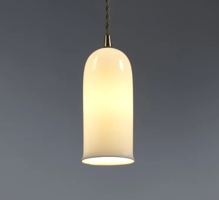 Suspension, Olympia N°1, blanc, Ø7,6cm, H17cm - Serax