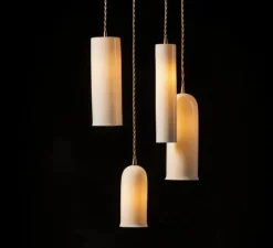Suspension, Olympia N°4, blanc, Ø8,5cm, H25cm - Serax
