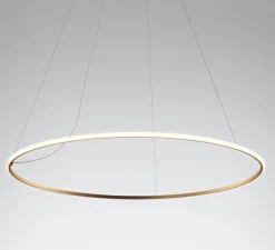 suspension, Olympic F45, bronze, IP40, led, 2700K, 6120lm, Ø108,7cm, H4,5cm - FABBIAN