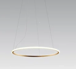 Suspension, Olympic F45, bronze, LED, 3000k,6120lm, L108,7cm, H20cm - Fabbian