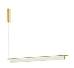 Suspension, Ombra, laiton, LED, dim, 2700K, 912 lm, L115,2cm, H7cm-Panzeri