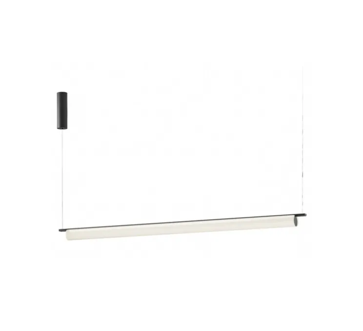 Suspension, Ombra, noir, LED, dim, 2700K, 1368 lm, L165,2cm, H7cm-Panzeri