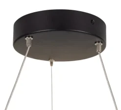Suspension, ONE 60, noir, LED, dim, 3000/4000K, 800/820 lm, Ø60cm, H4,5cm - Slv