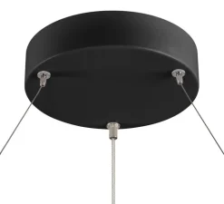 Suspension, ONE 80, noir, LED, dim, 3000/4000K, 1930/2140 lm, Ø80cm, H3cm - Slv