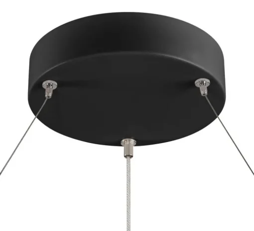 Suspension, ONE 80, noir, LED, dim, 3000/4000K, 1930/2140 lm, Ø80cm, H3cm - Slv