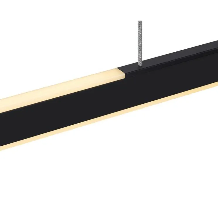 Suspension, One linear 100, noir, LED, dim, 2700-3000K, 1280 lm, L104cm, H4,2cm - SLV