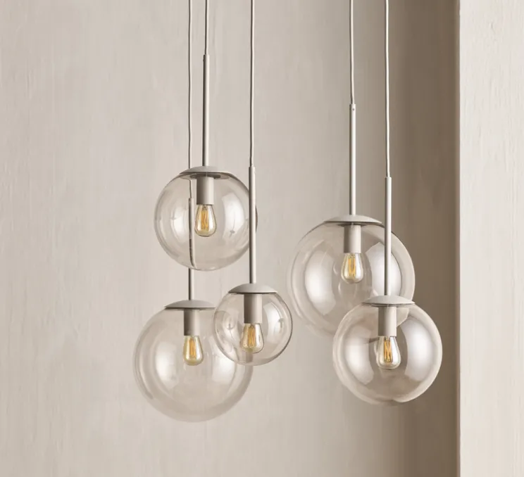 Suspension, Orb 20, gris, Ø20cm, H41,1cm - Bolia