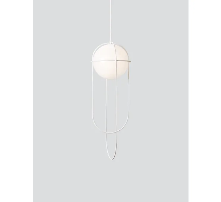 Suspension, Orbit, blanc, LED, 3000K, 420lm, L25cm, H68cm - A-N-D