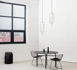 Suspension, Orbit, noir, LED, 3000K, 420lm, L25cm, H68cm - A-N-D