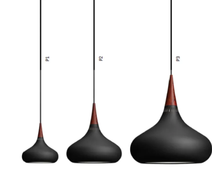 Suspension, Orient, noir, Ø22,5cm, H24,5cm - Fritz Hansen