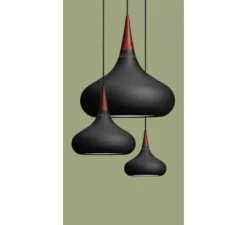 Suspension, Orient, noir, Ø22,5cm, H24,5cm - Fritz Hansen